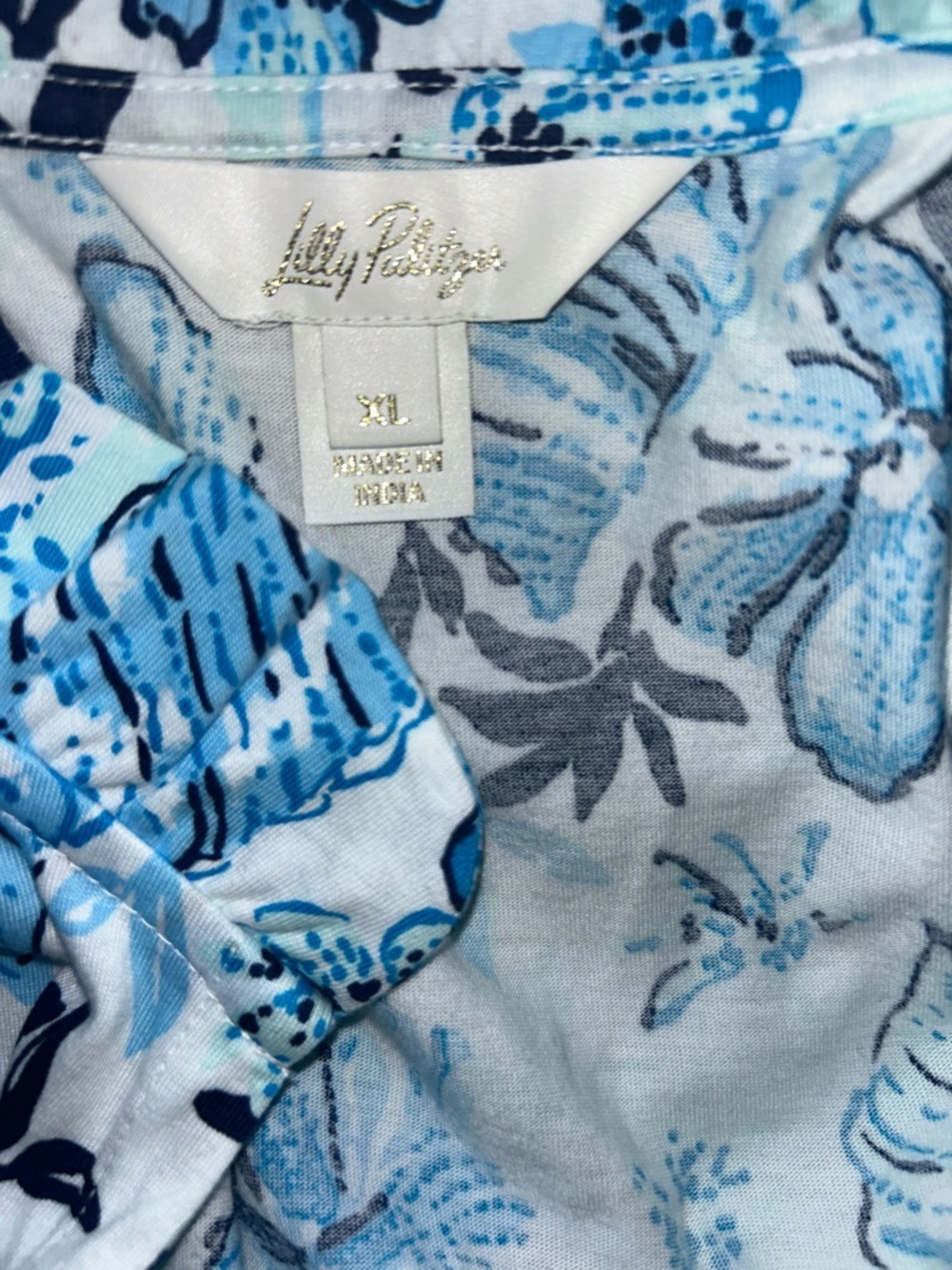 Lilly Pulitzer - Malone Seashell Splendor  blue Maxi Dress - Picture 8 of 9
